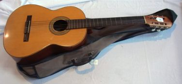 A Menina BM guitar, label inside, with c