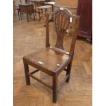 Mahogany Chippendale-style dining chair