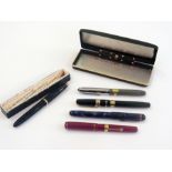 Collection of pens, Onoto fountain pen w