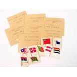 Quantity of loose silk cigarette cards i