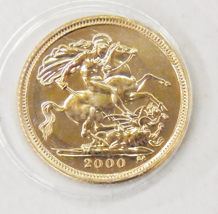 Elizabeth II half-sovereign 2000 - Image 2 of 3