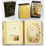 A Victorian carte de visite album, some