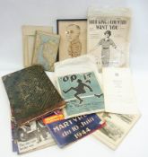 Quantity war memorabilia including "The