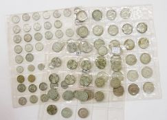 Approx. 40 pre-1947 shillings, approx. 2