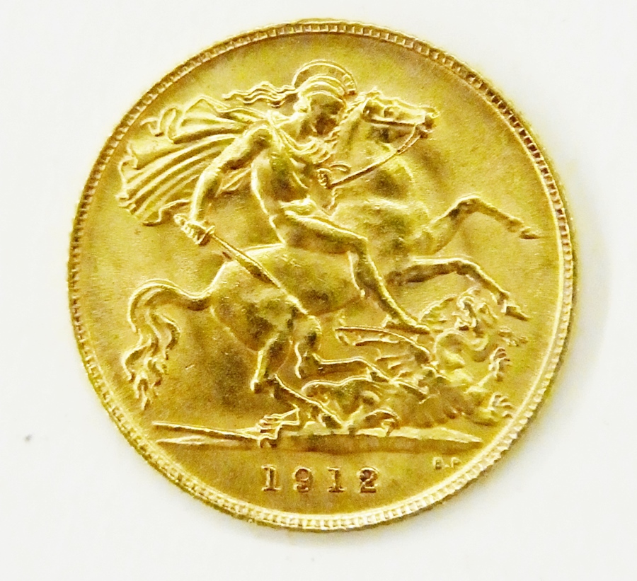 George V half-sovereign 1912