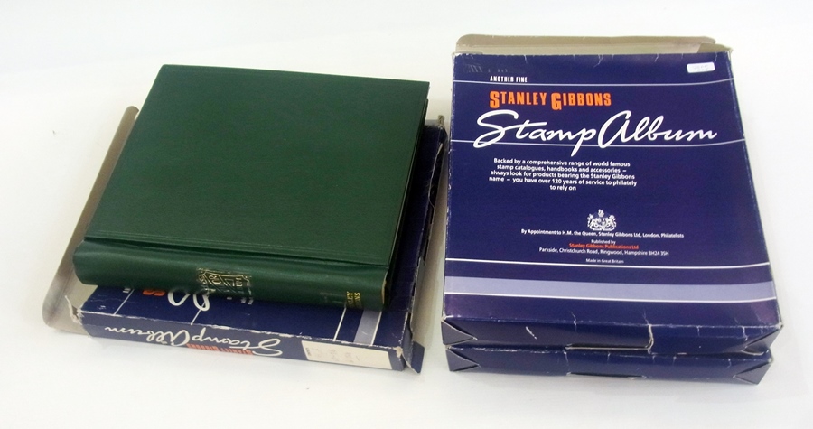 Three Stanley Gibbons Senator albums wit