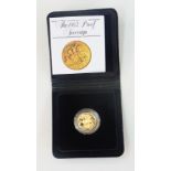 1982 proof sovereign (cased)