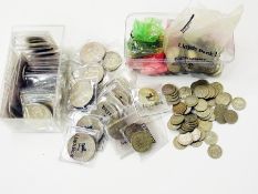 Quantity of various coins including Eliz