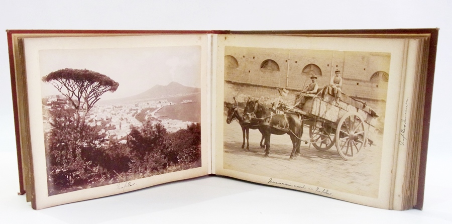 1902 photograph album of views of Rome a