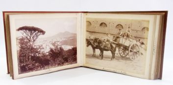 1902 photograph album of views of Rome a