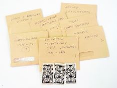 Quantity of loose cigarette cards princi