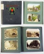 1931 postcard album containing postcards