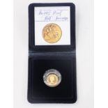 1982 Proof half-sovereign (cased)