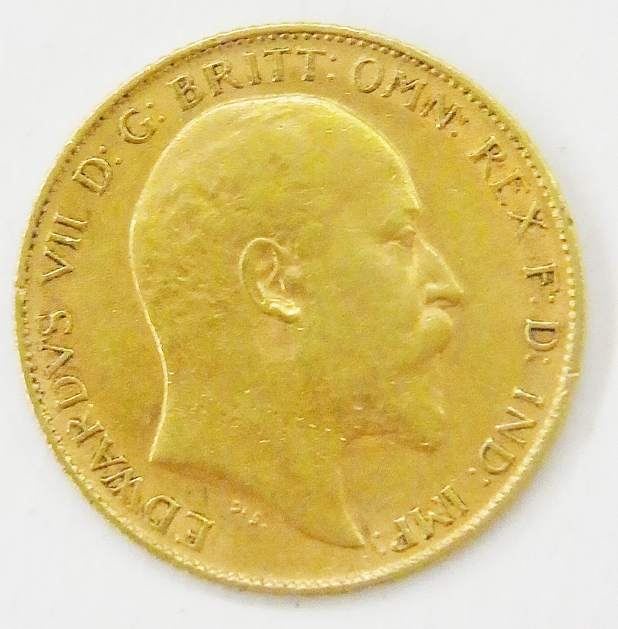 Edward VII half-sovereign 1908 - Image 2 of 2