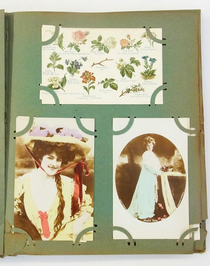 1906 postcard album of royalty, celebrit - Image 4 of 4