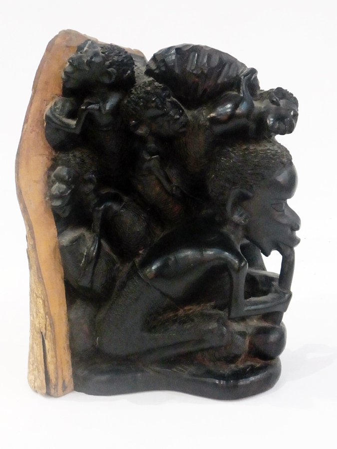 African carved model of an elephant, all - Image 3 of 3