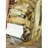Large quantity of used envelopes 1955 to