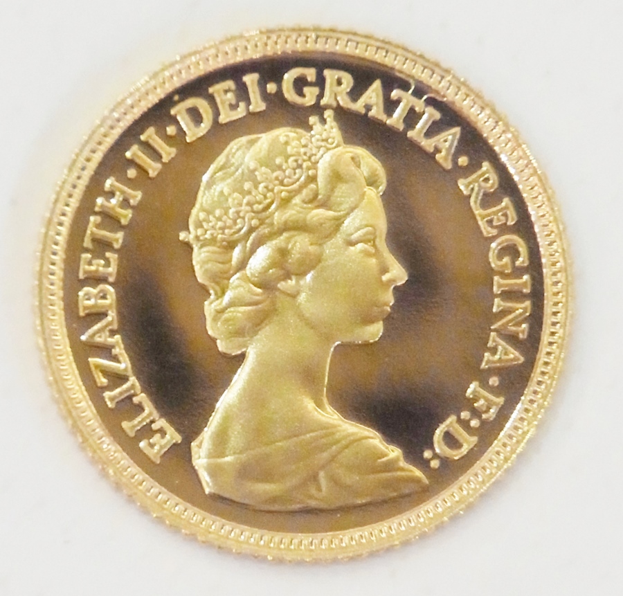 1982 Proof half-sovereign (cased) - Image 3 of 3