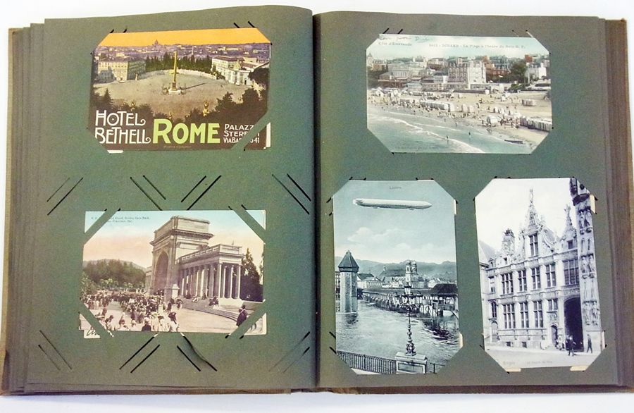 Postcard album containing early 20th cen - Image 3 of 4