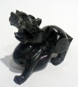Chinese black marble/agate carved temple