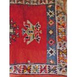 Woven jute style runner, Persian style w