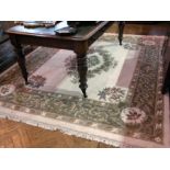 Chinese washed wool carpet, the cream gr