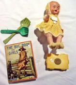 Celluloid doll, "The Big Book for Girls"