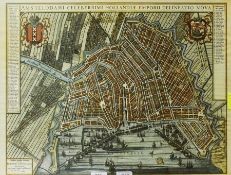 Map after Blaeu, Amsterdam