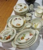 Six Royal Worcester "Evesham" pattern di