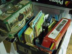 Assorted children's books and games and