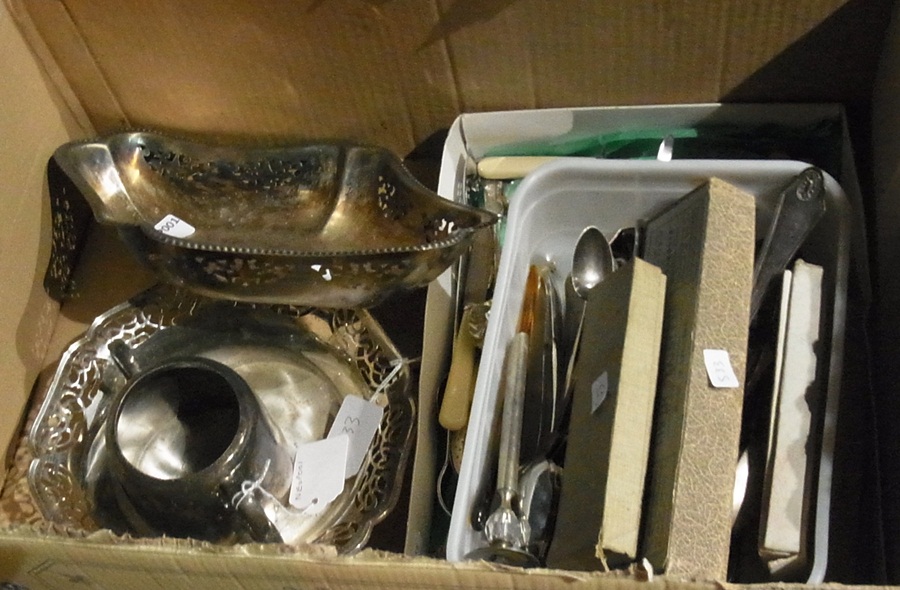 A large quantity of silver plate and oth - Image 2 of 2