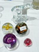 A collection of Caithness paperweights a