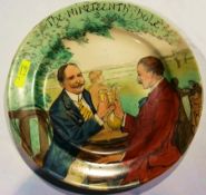 Royal Doulton pottery golfing plaque "Th