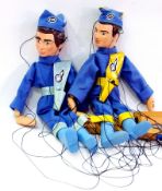 Two Pelham Thunderbird puppet characters