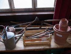 A quantity of garden tools to include fo