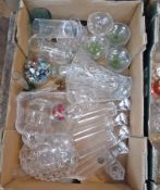 Quantity of glassware (3 boxes)