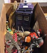 Quantity of toys to include Dr Who tardi