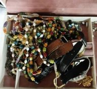 Jewellery box containing quantity of cos