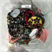 Quantity of costume jewellery, (1 box)