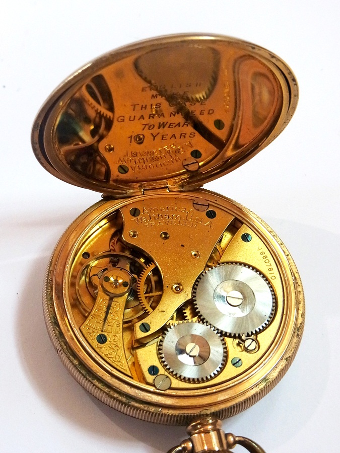 A gentleman's gold plated open-faced Wal - Image 2 of 3