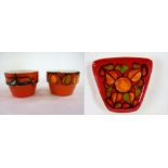 Two Poole pottery Delphis design small p