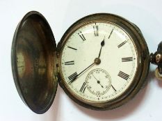 A gentleman's silver cased pocket watch