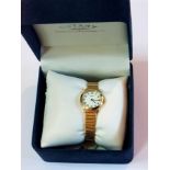 A lady's gold plated Rotary wristwatch w