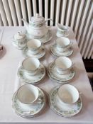 Noritake porcelain tea service including
