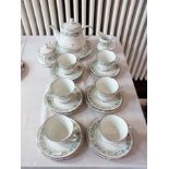 Noritake porcelain tea service including