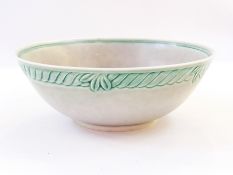 Royal Lancastrian pottery bowl of mottle