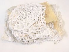 Quantity of lace including a lace cap, a