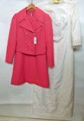 A 1960's Rensor pure wool pink mini dres