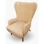 Ernest Race (1913-64) wing chair, DA1, f