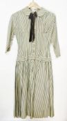 A Susan Small 1950's striped dress with